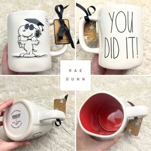 Rae Dunn Peanuts Graduation Mug